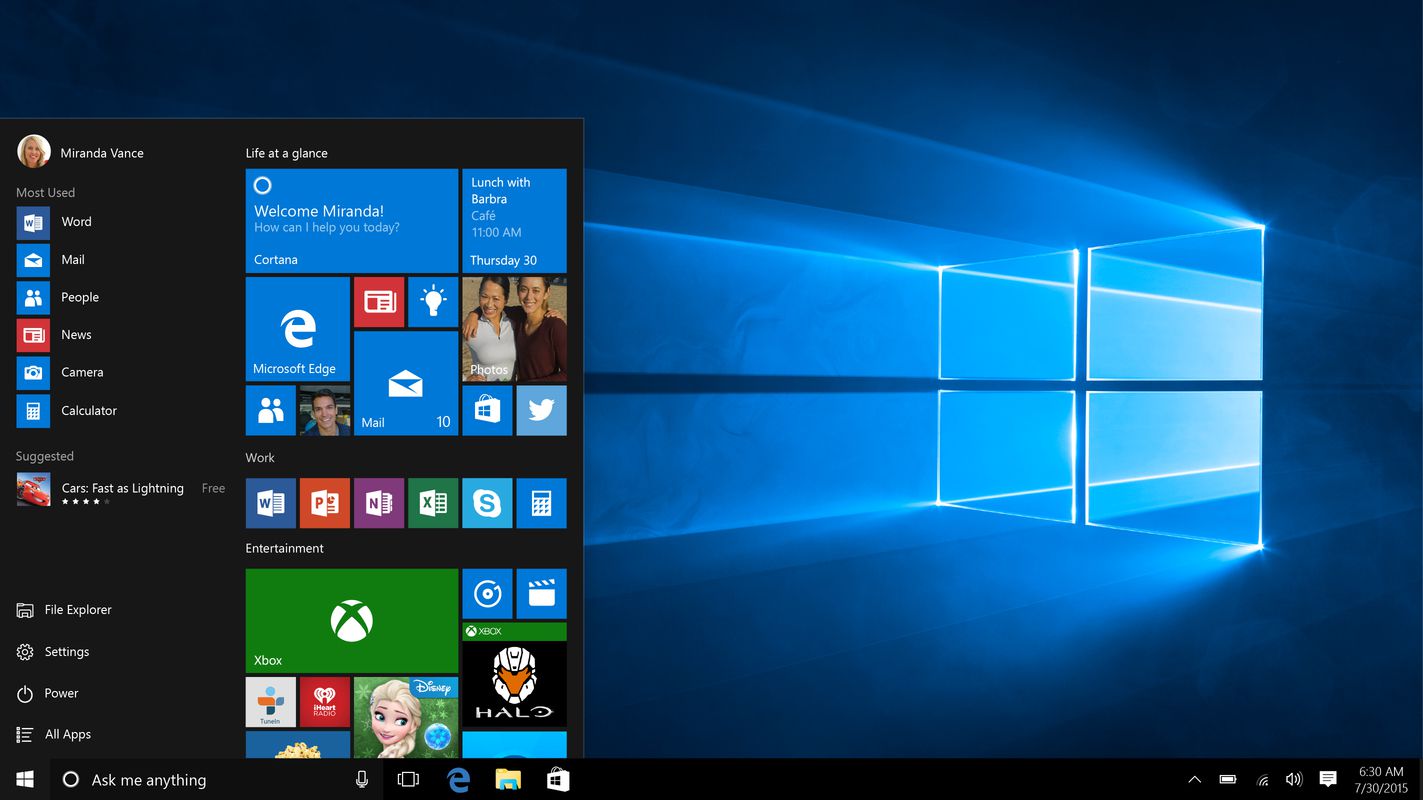 Windows 10 Desktop (2015)